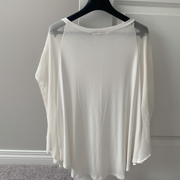 NWOT Ted Haute white top, Flowy, silk, V neck, size S - Picture 9 of 9